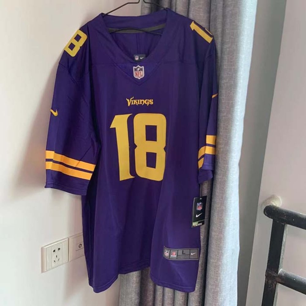 Minnesota Vikings Justin Jefferson Nike Purple #18 Jersey